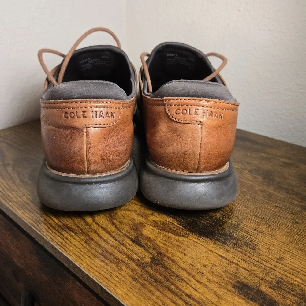 Cole Haan Shoes Mens Size 10 Brown Leather Zerogrand Dress‎ Oxford Grand.OS